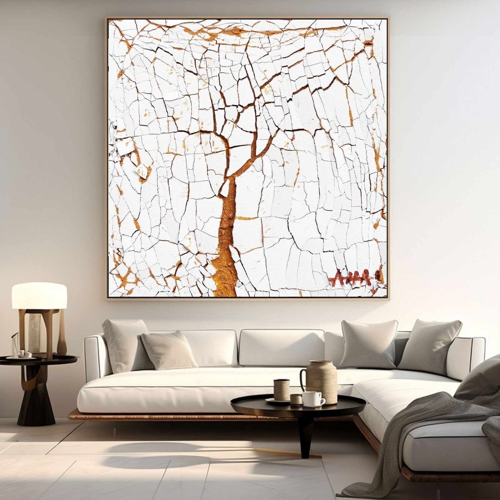 Abstract Painting "Pęknięcia Nadziei” - nukeart