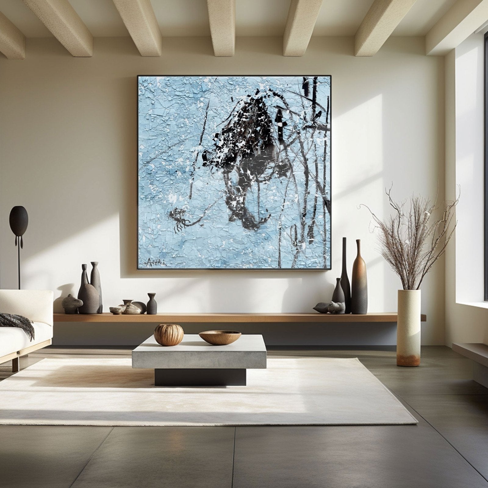 Abstract Painting "Pętla Tajemnic” - nukeart