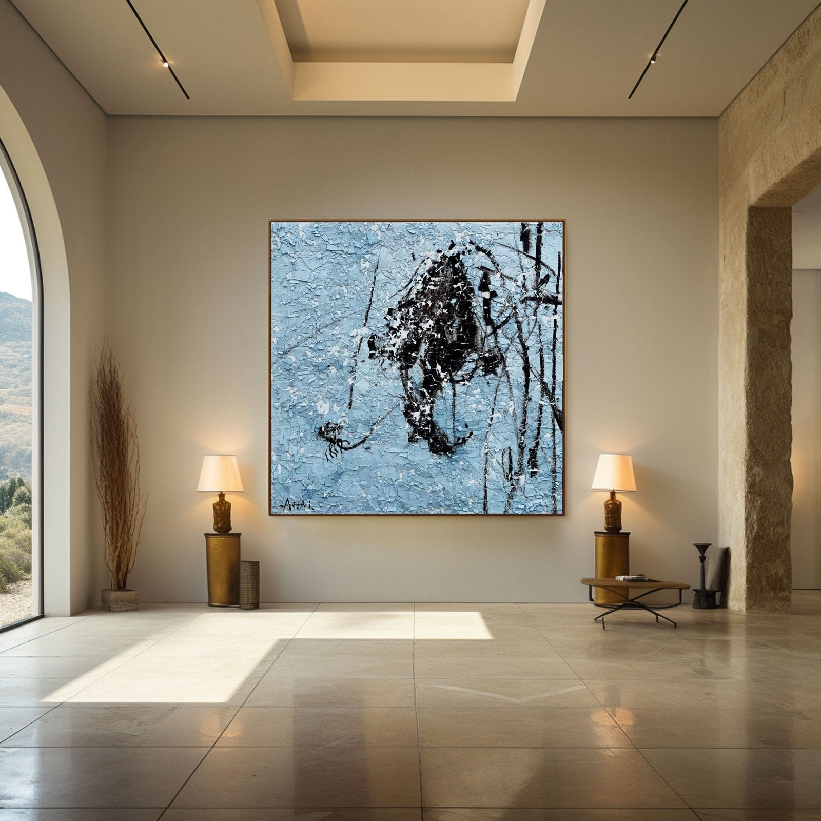 Abstract Painting "Pętla Tajemnic” - nukeart