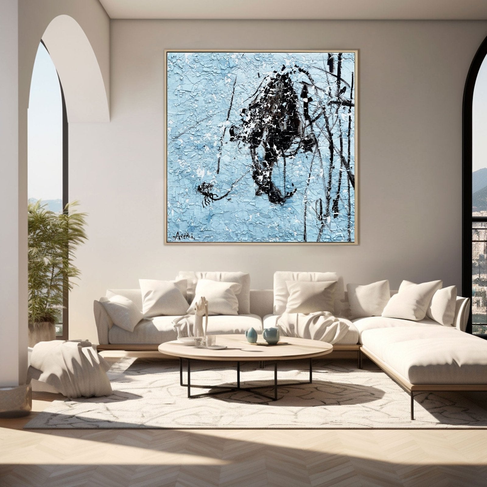 Abstract Painting "Pętla Tajemnic” - nukeart