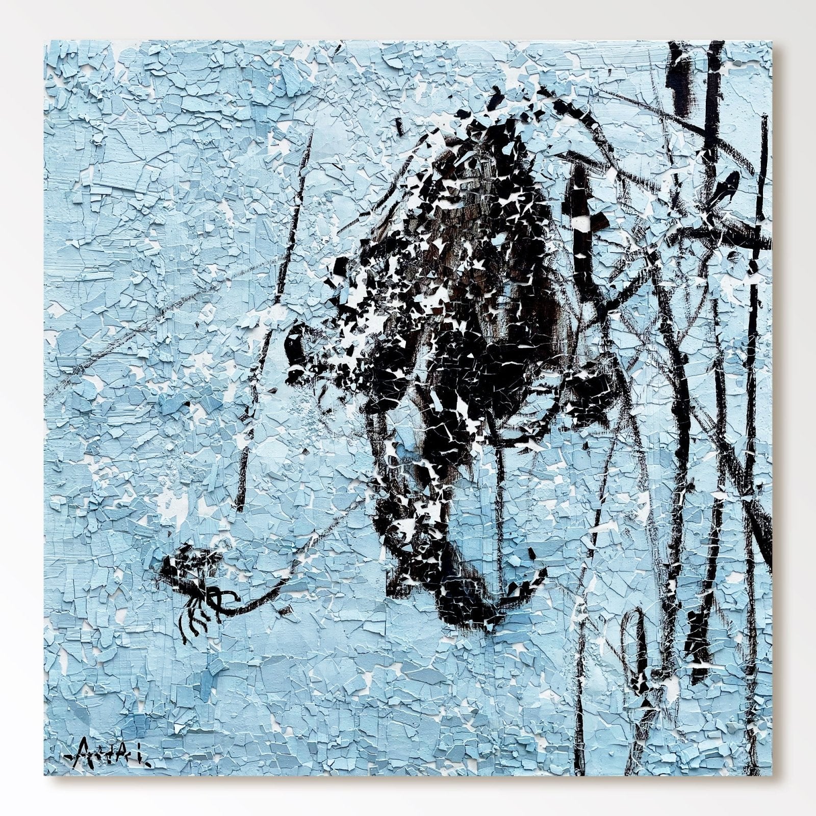 Abstract Painting "Pętla Tajemnic” - nukeart