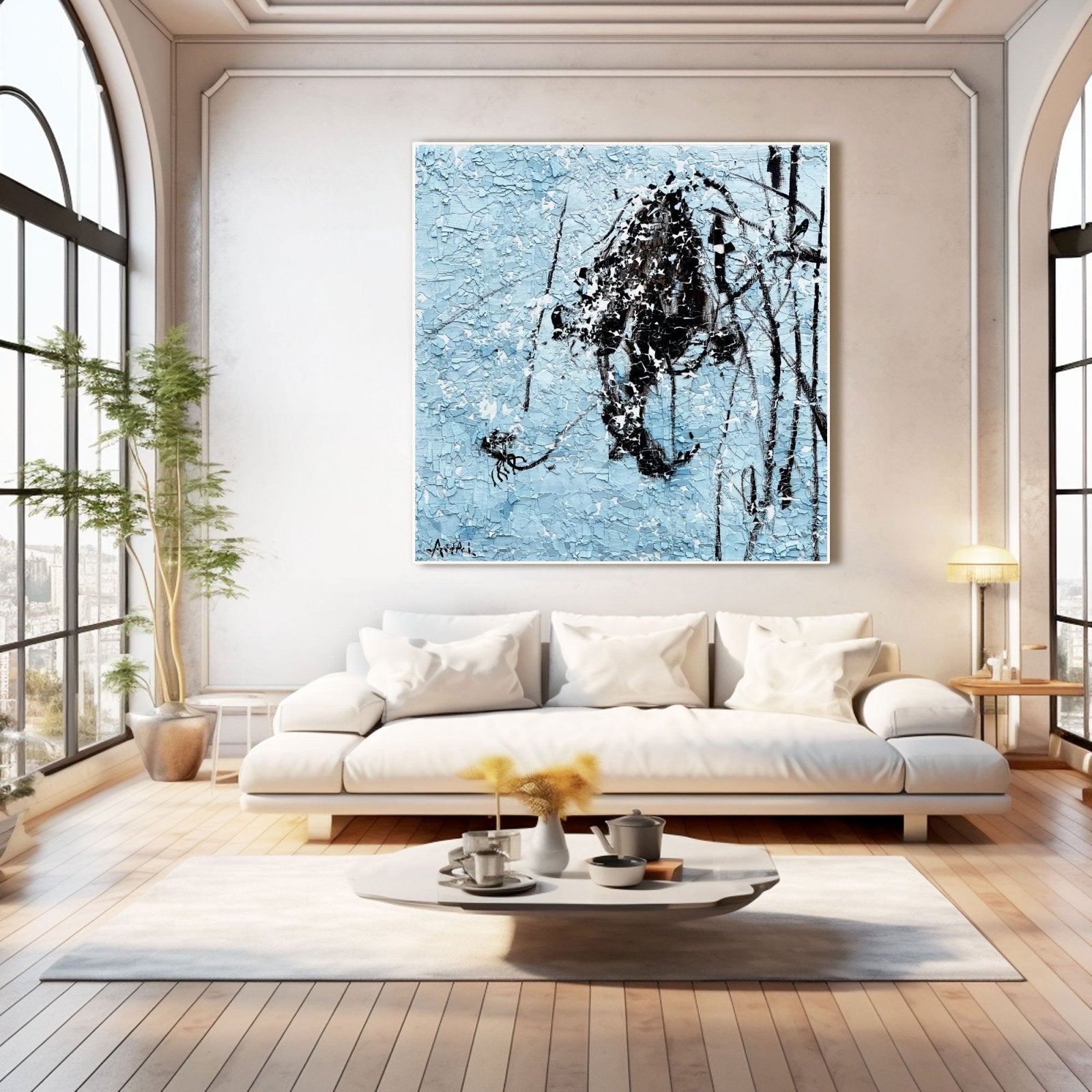 Abstract Painting "Pętla Tajemnic” - nukeart