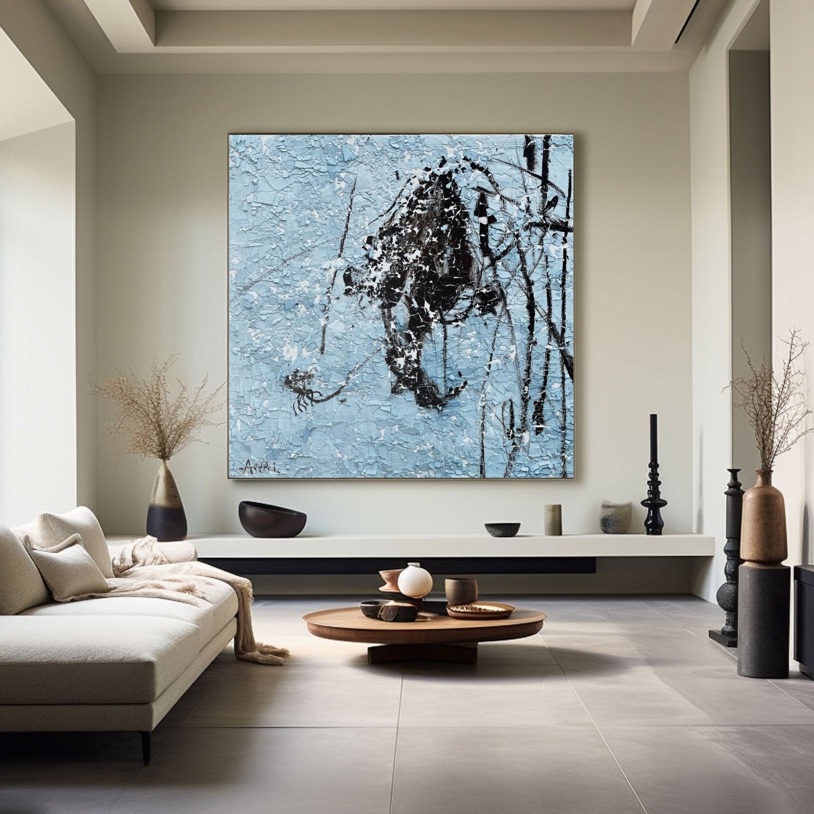 Abstract Painting "Pętla Tajemnic” - nukeart