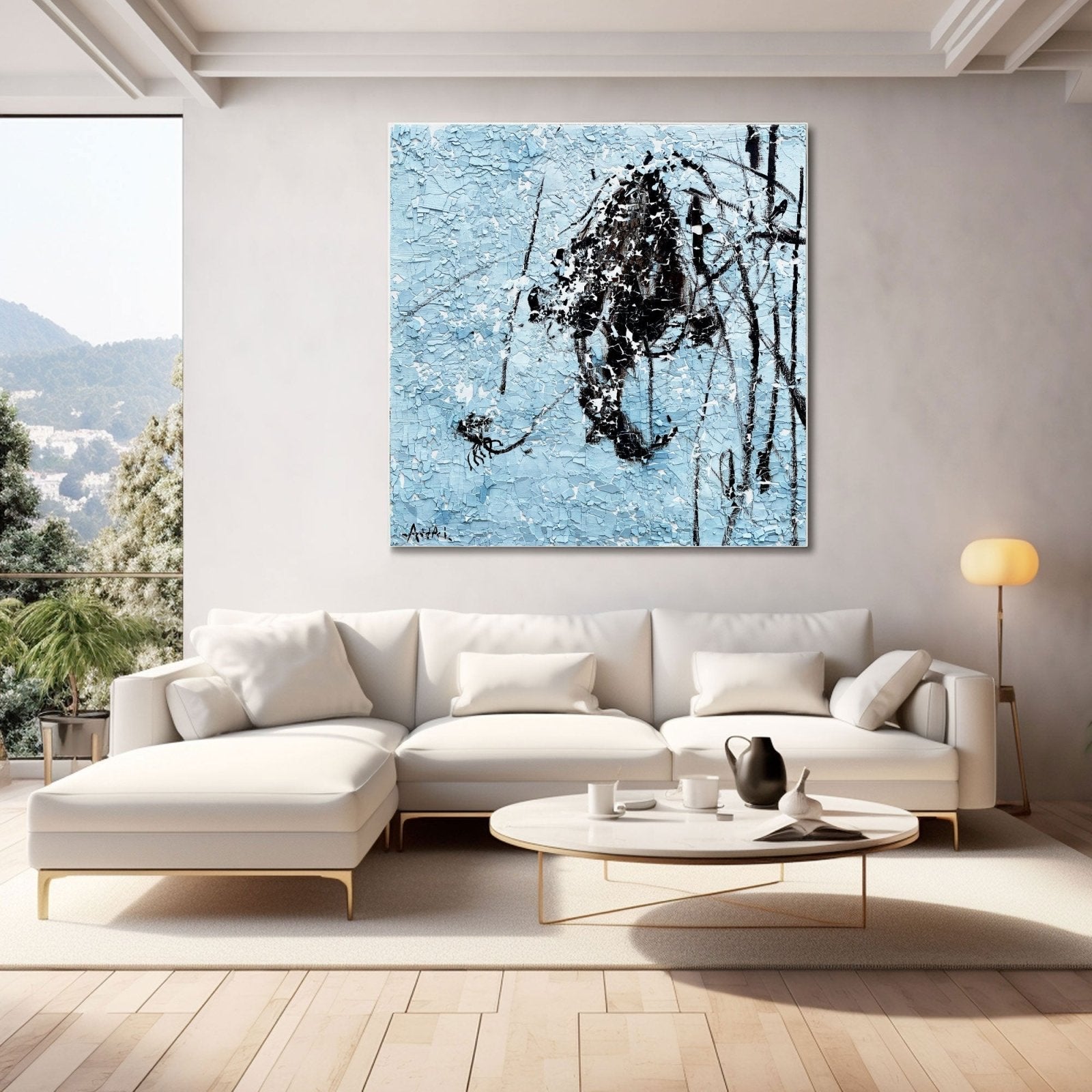 Abstract Painting "Pętla Tajemnic” - nukeart