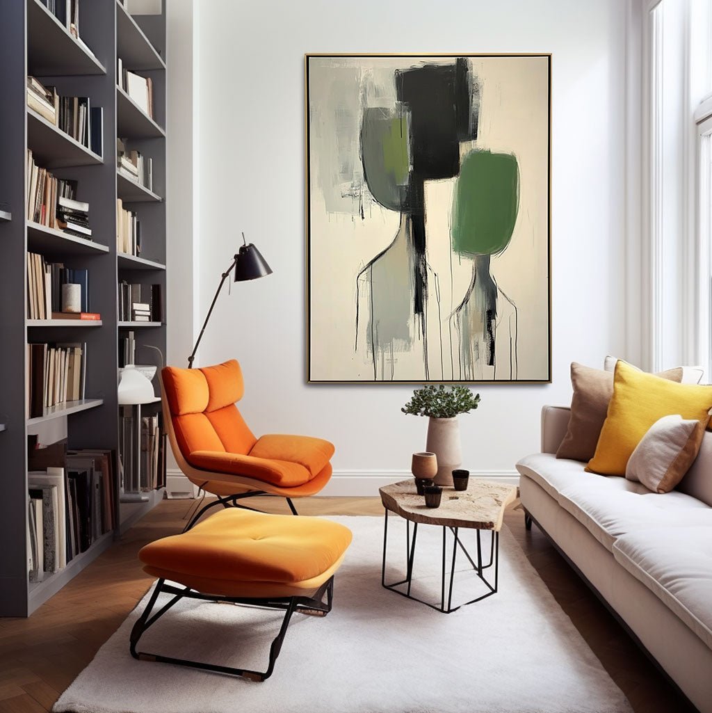 Abstract Painting "Présence Absente” - nukeart