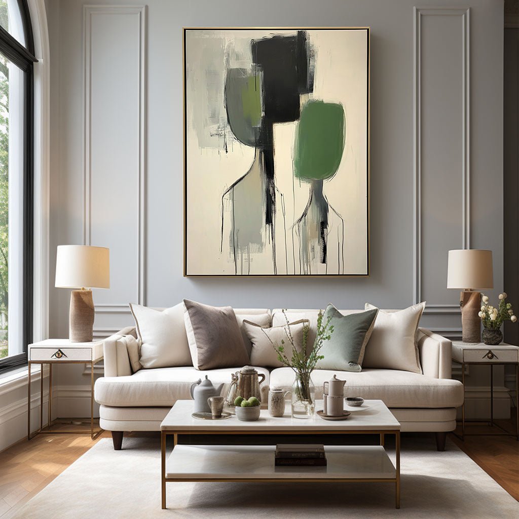Abstract Painting "Présence Absente” - nukeart