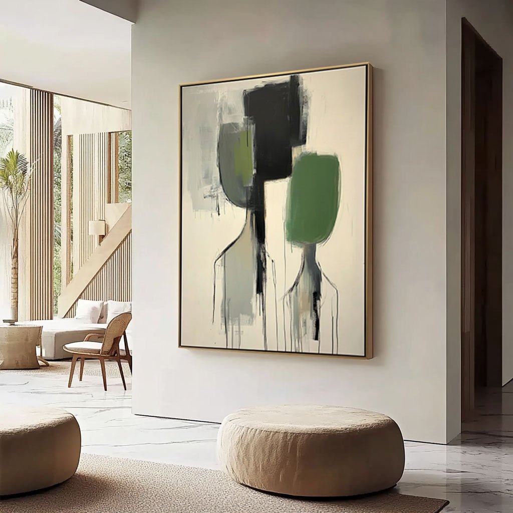 Abstract Painting "Présence Absente” - nukeart