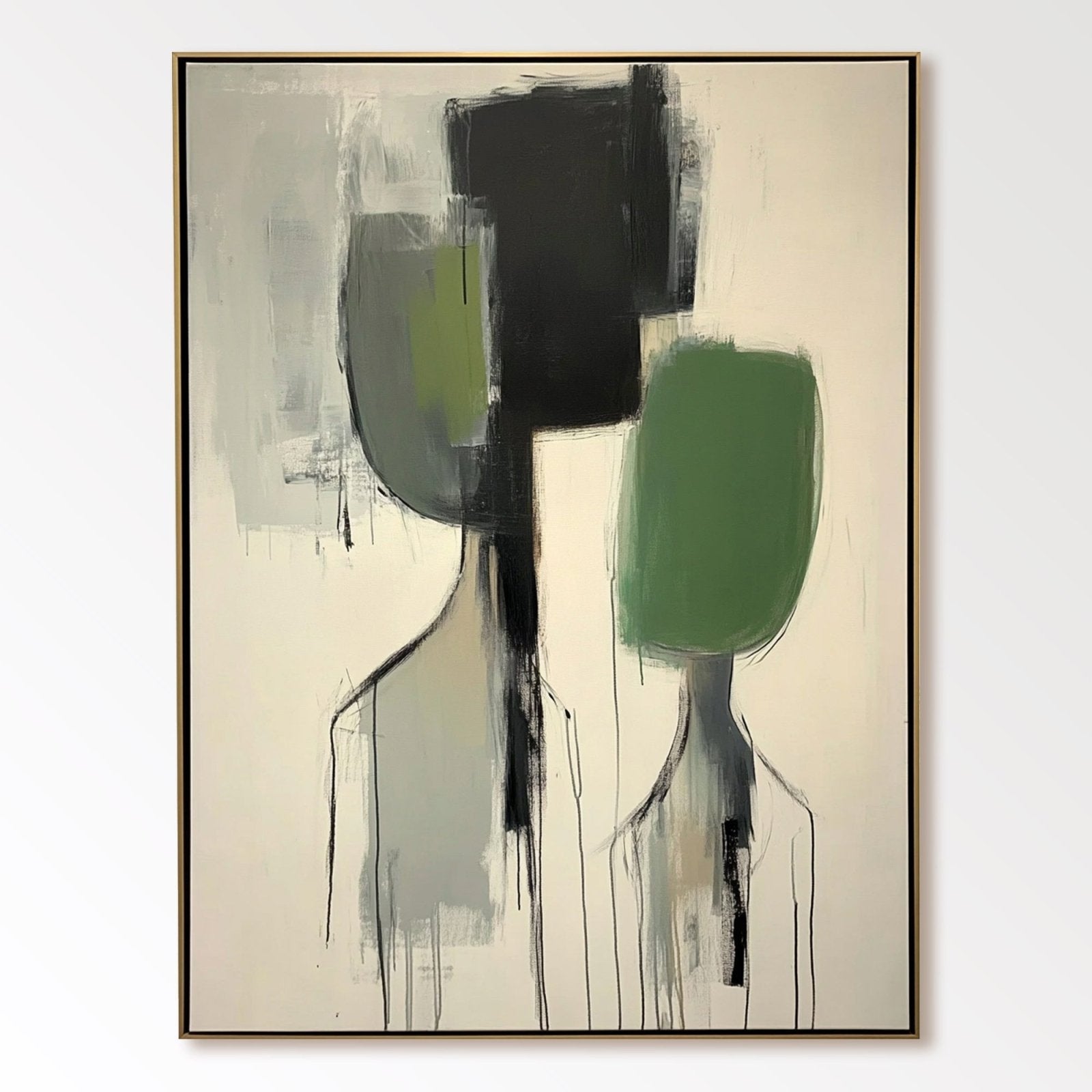 Abstract Painting "Présence Absente” - nukeart
