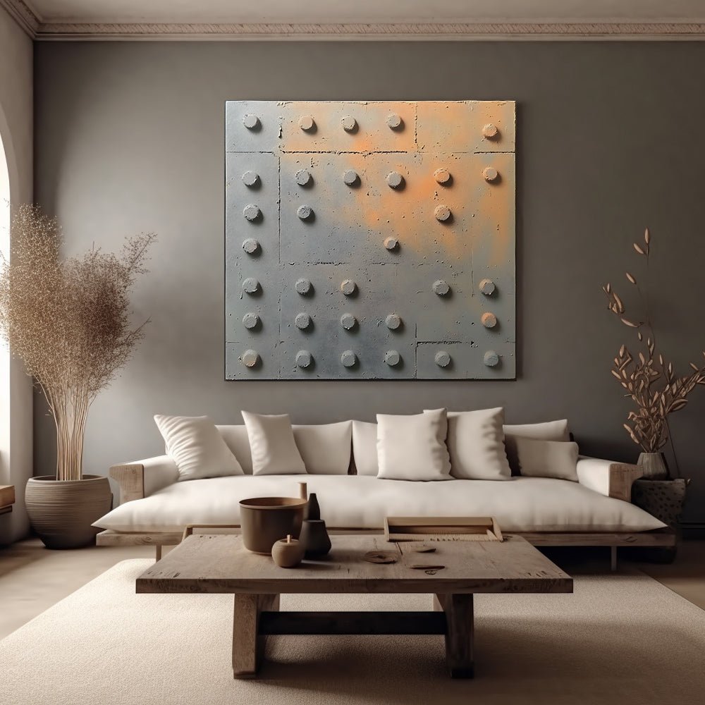 Abstract Painting "Puntos Industriales” - nukeart