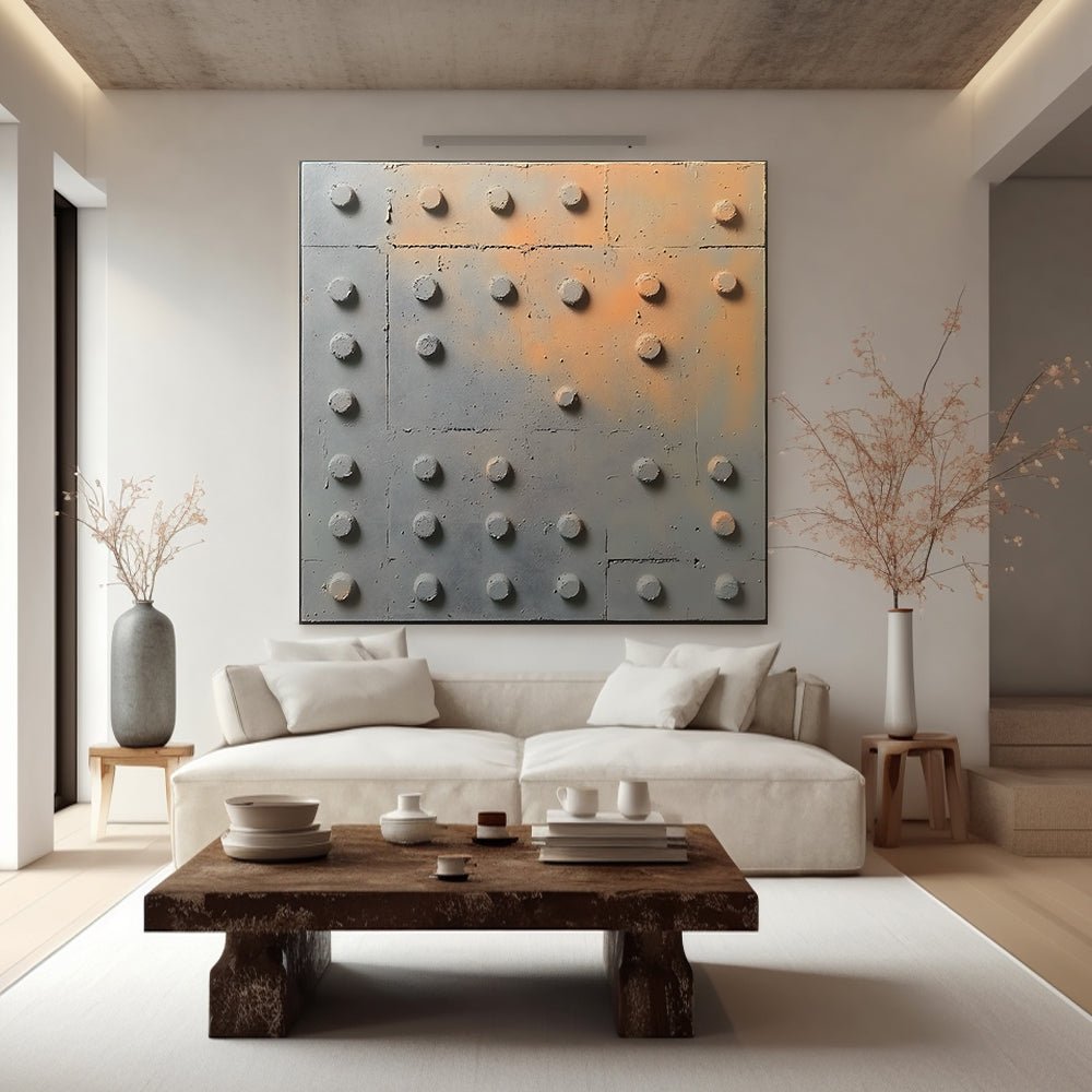 Abstract Painting "Puntos Industriales” - nukeart