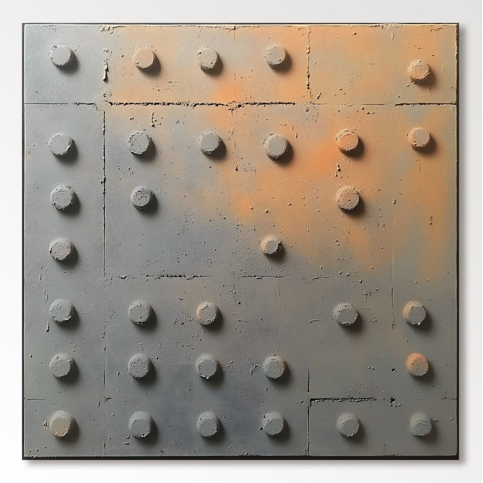 Abstract Painting "Puntos Industriales” - nukeart