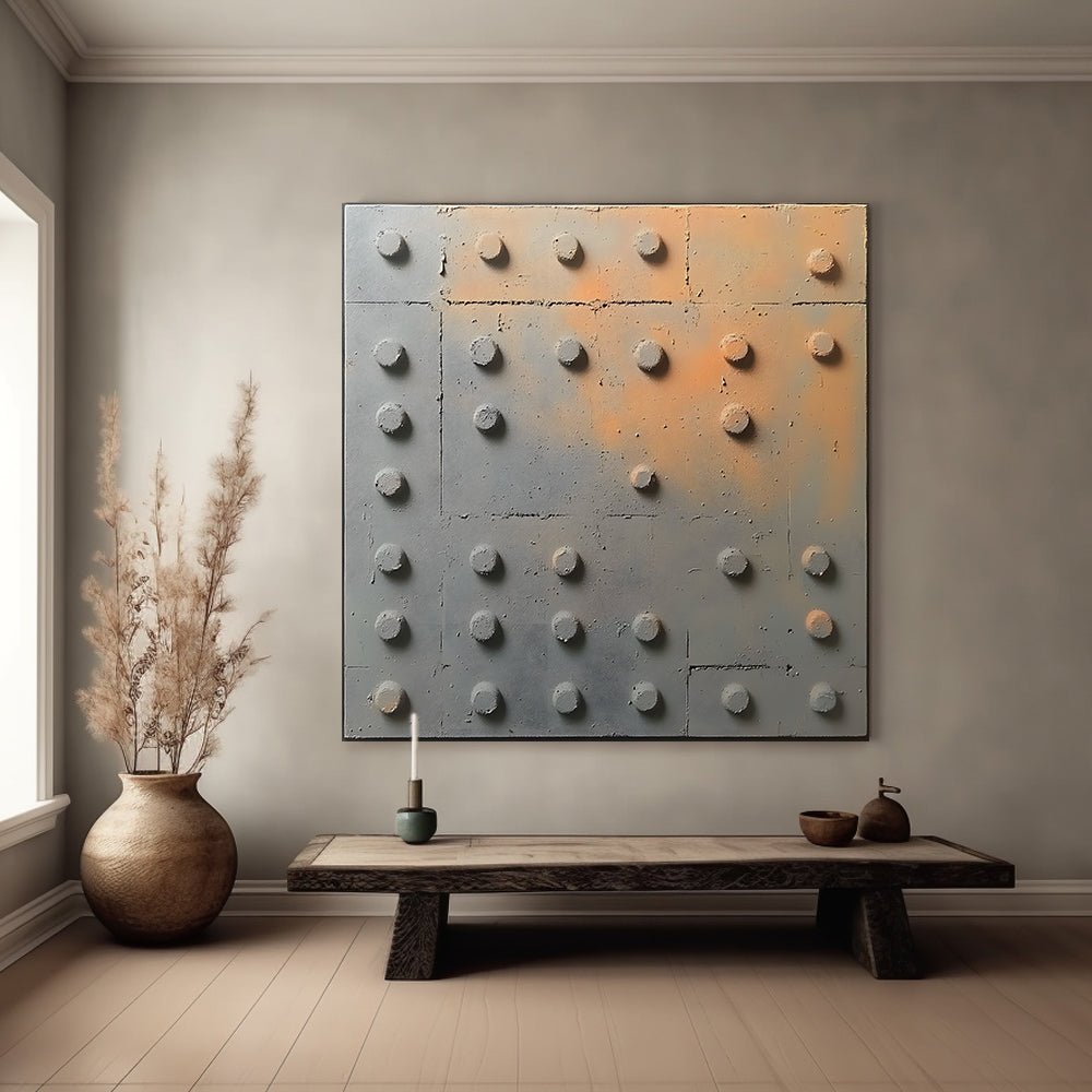 Abstract Painting "Puntos Industriales” - nukeart