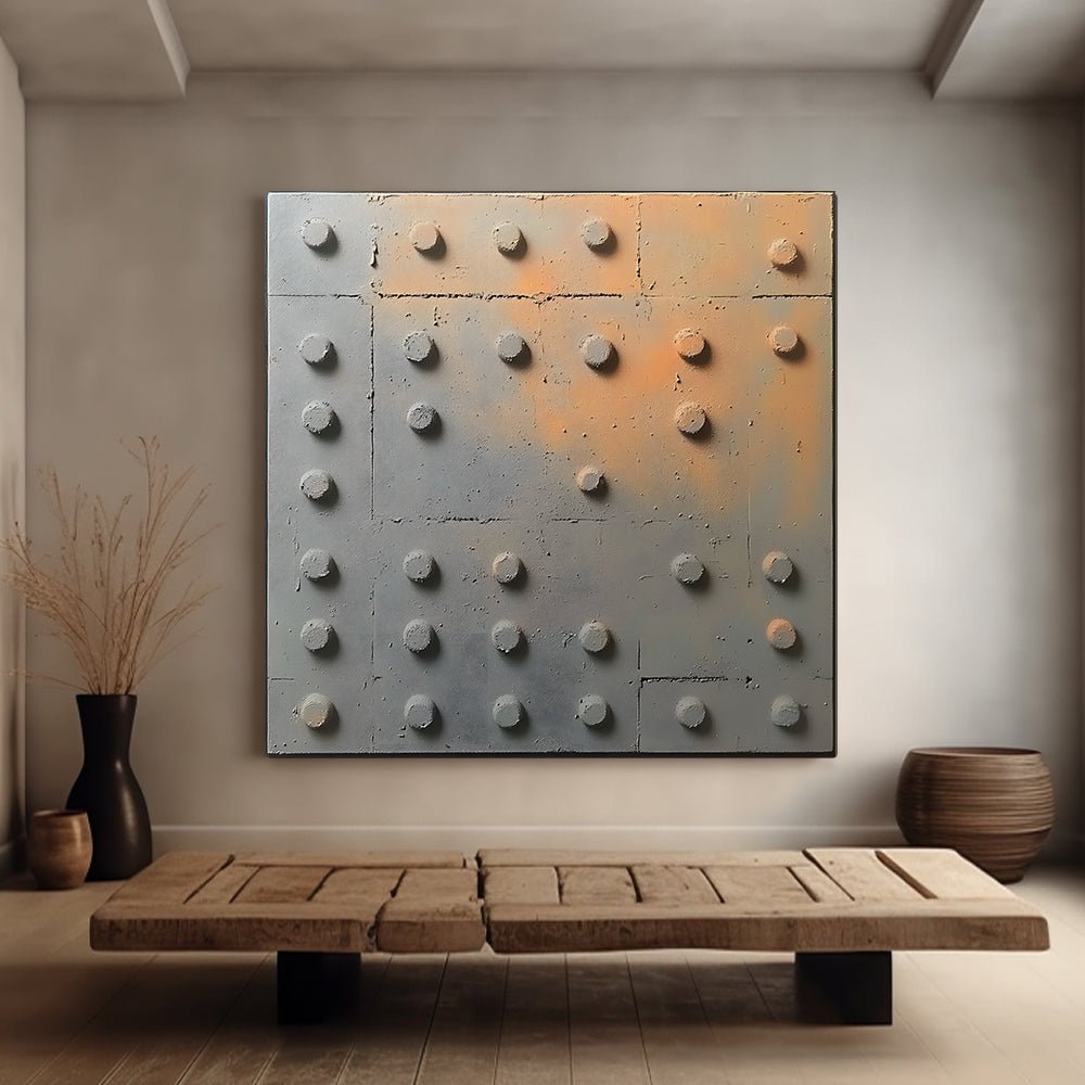 Abstract Painting "Puntos Industriales” - nukeart
