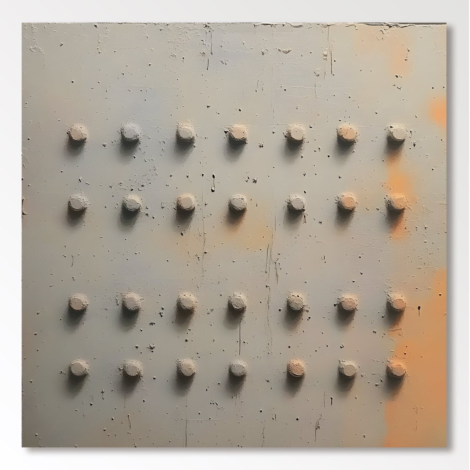 Abstract Painting "Puntos Metálicos” - nukeart