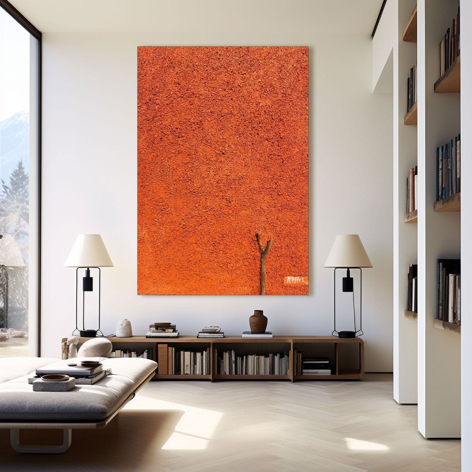 Abstract Painting "Rama Resiliente” - nukeart