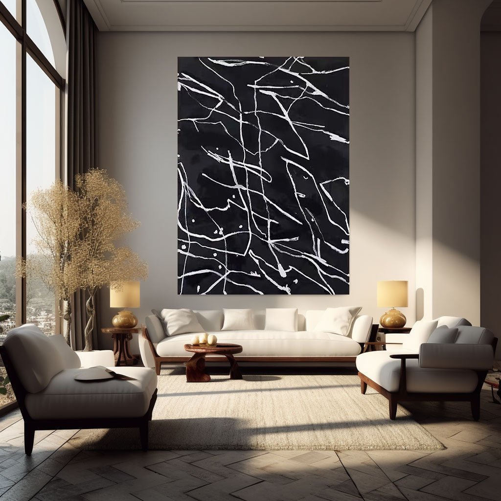 Abstract Painting "Rastros Enigmáticos” - nukeart