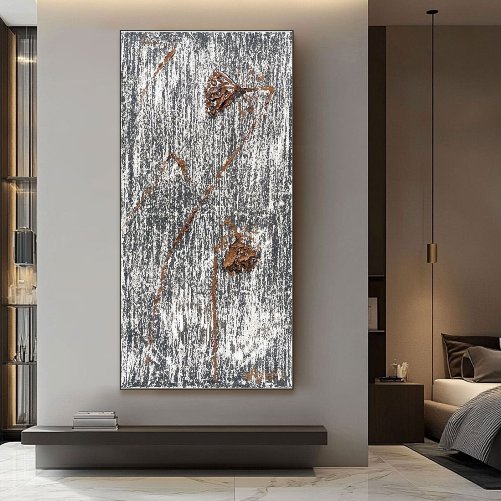 Abstract Painting "Recordatorio del Tiempo" - nukeart