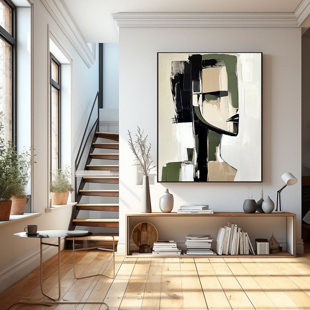 Abstract Painting "Reflet Brisé” - nukeart
