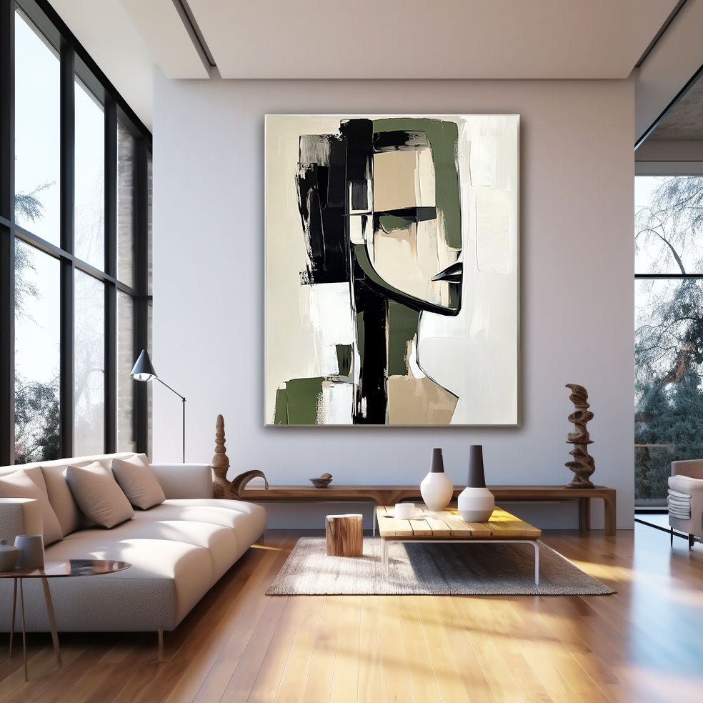 Abstract Painting "Reflet Brisé” - nukeart