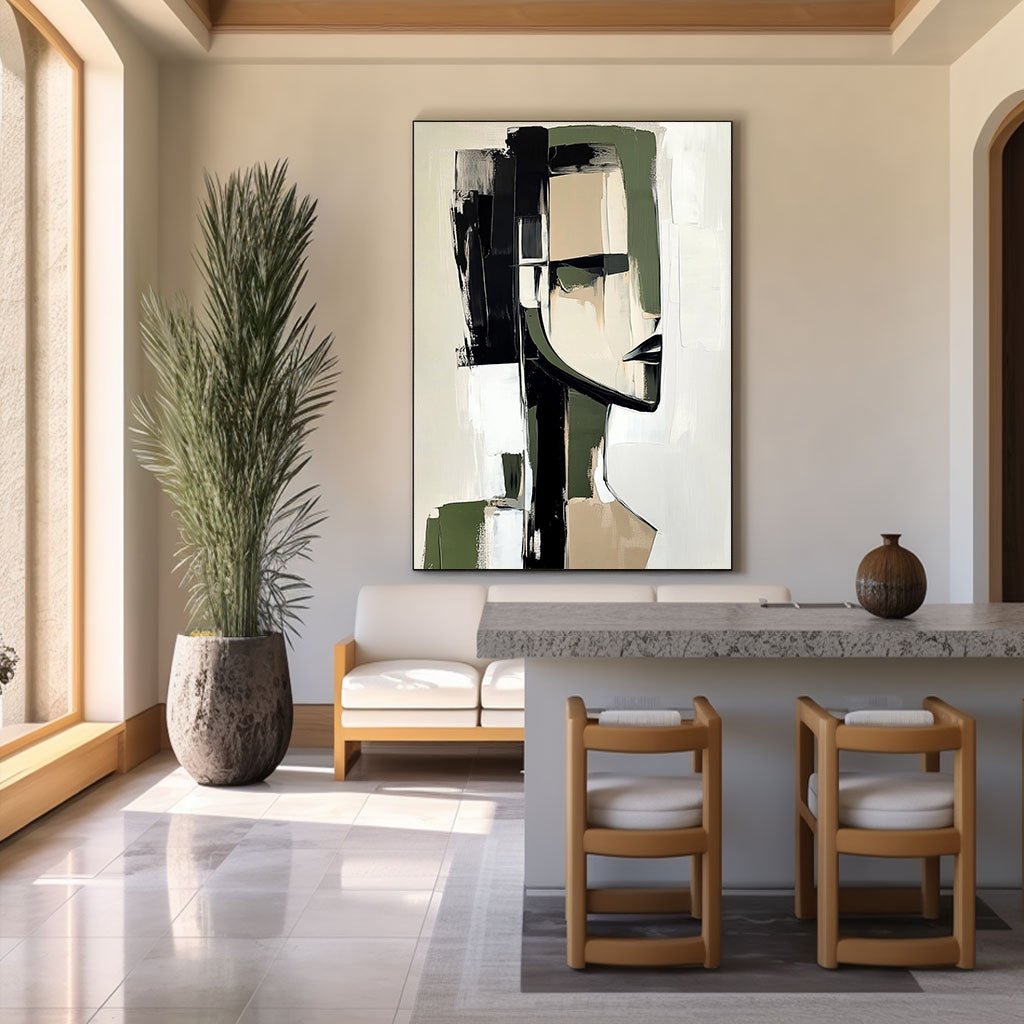 Abstract Painting "Reflet Brisé” - nukeart