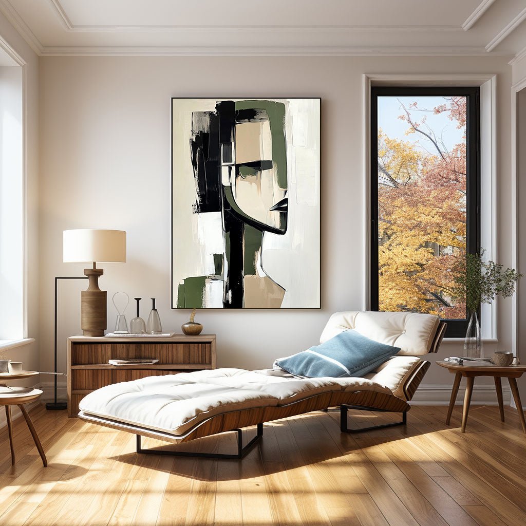 Abstract Painting "Reflet Brisé” - nukeart