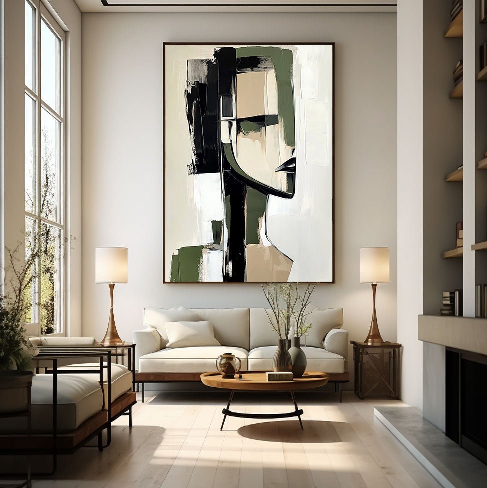 Abstract Painting "Reflet Brisé” - nukeart