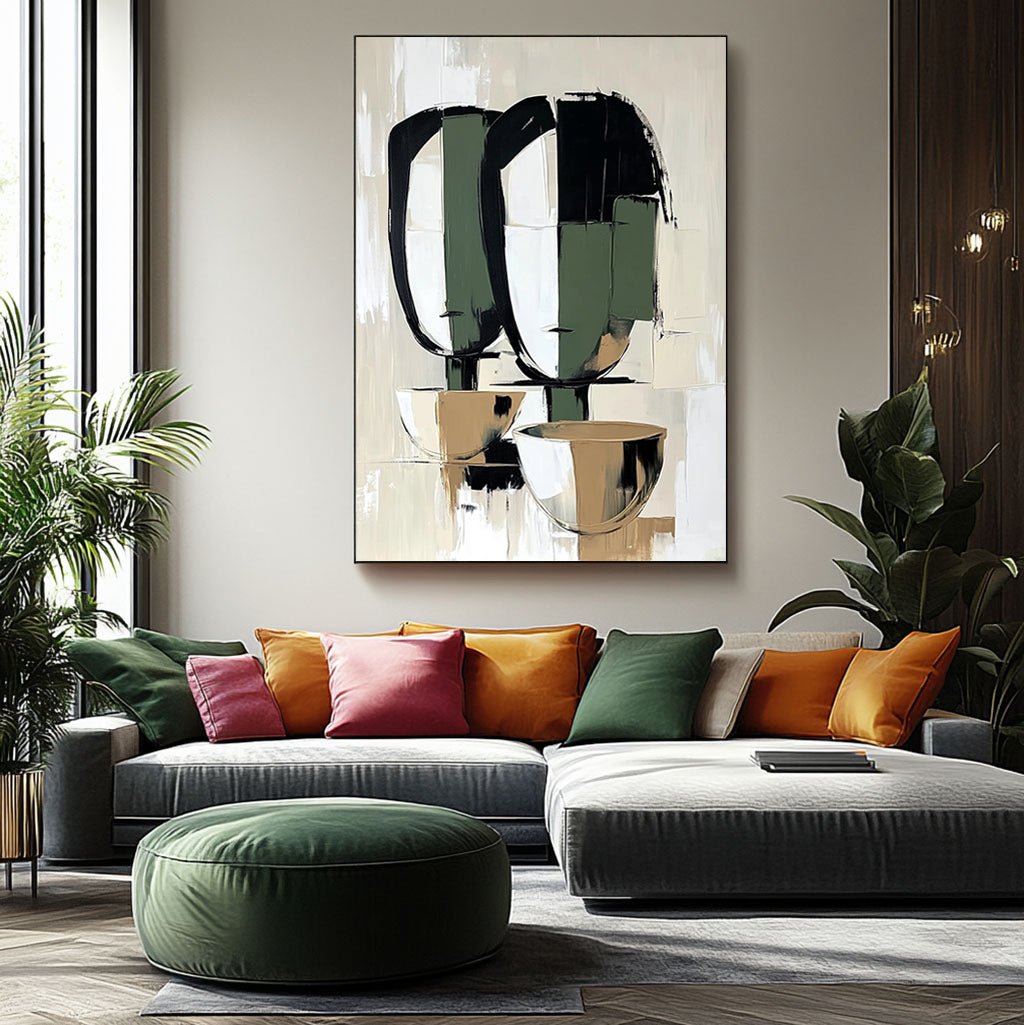 Abstract Painting "Reflet Perdu” - nukeart