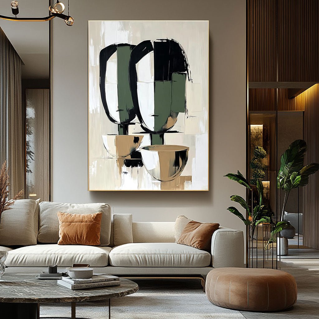 Abstract Painting "Reflet Perdu” - nukeart