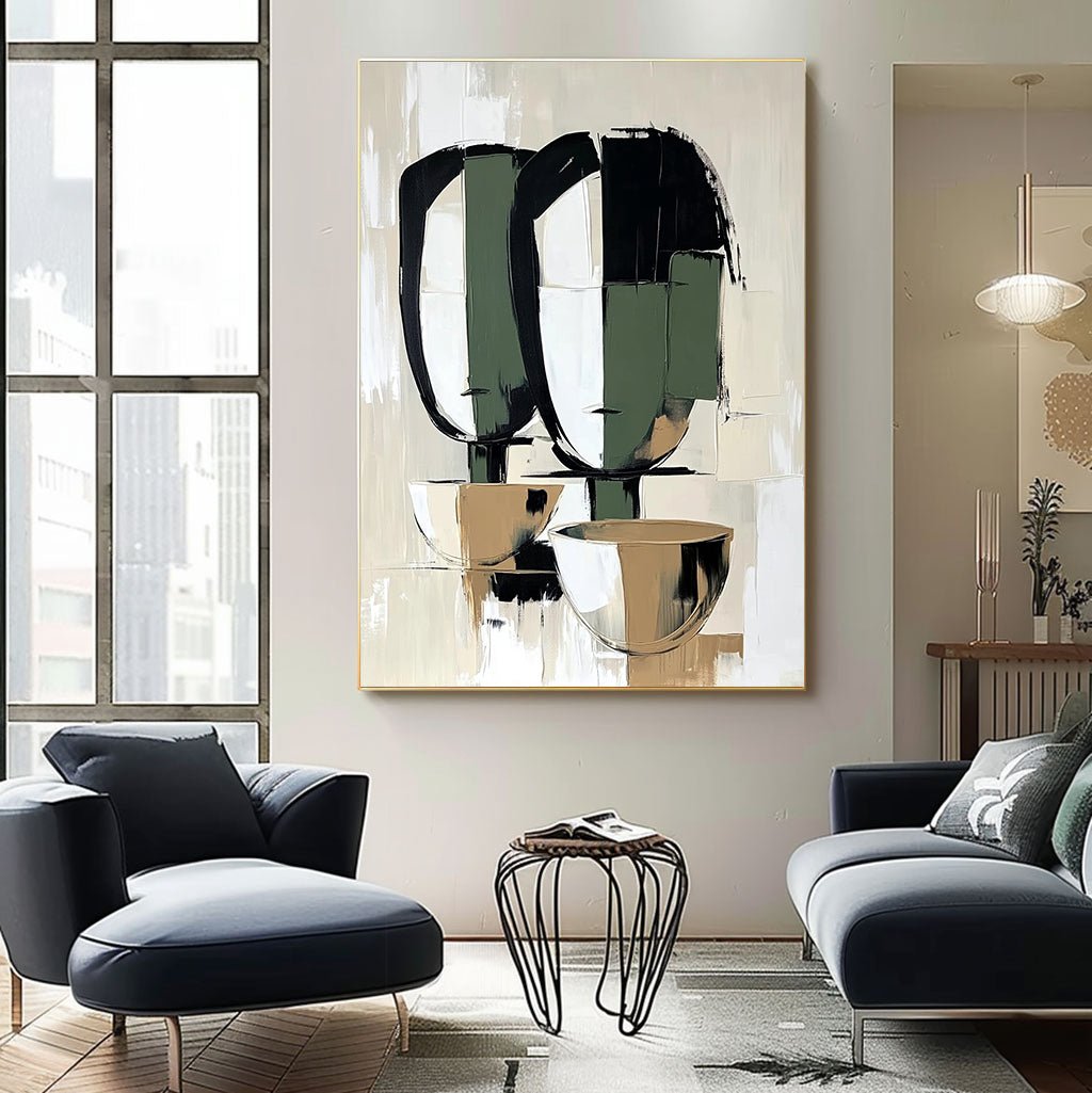 Abstract Painting "Reflet Perdu” - nukeart