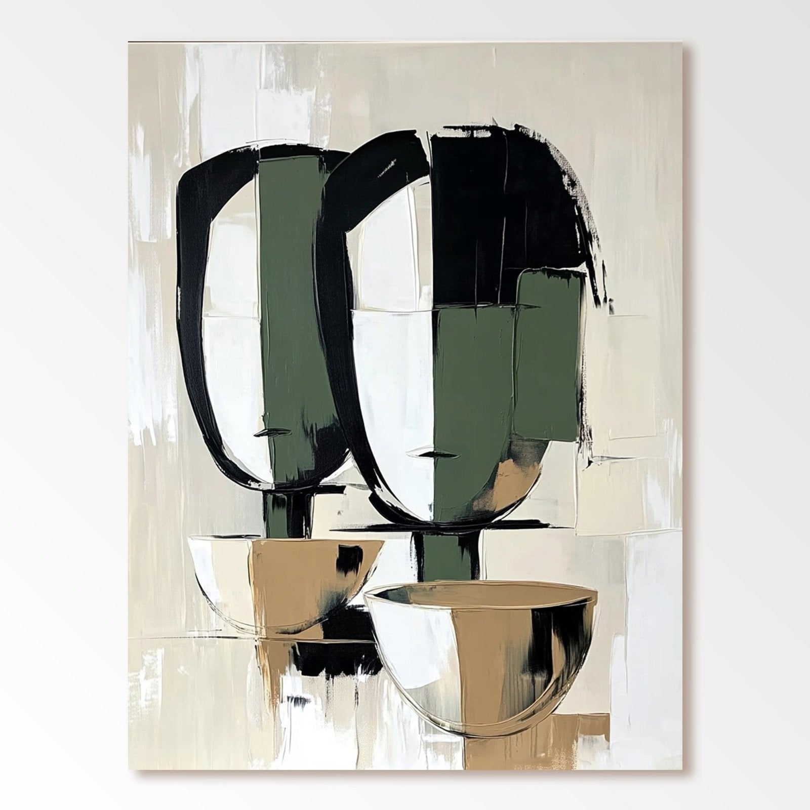 Abstract Painting "Reflet Perdu” - nukeart
