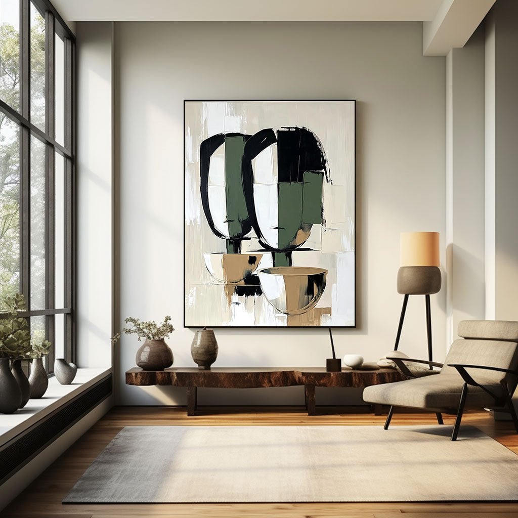 Abstract Painting "Reflet Perdu” - nukeart
