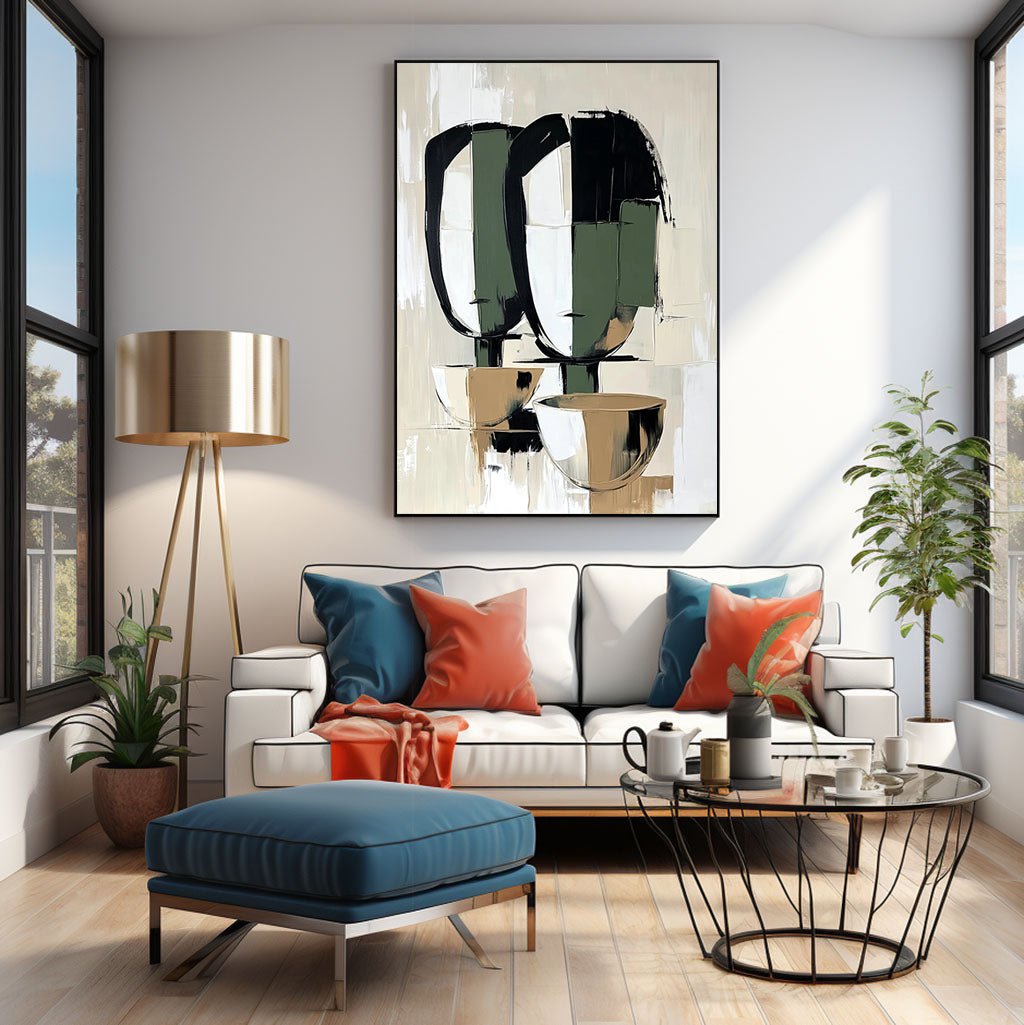 Abstract Painting "Reflet Perdu” - nukeart