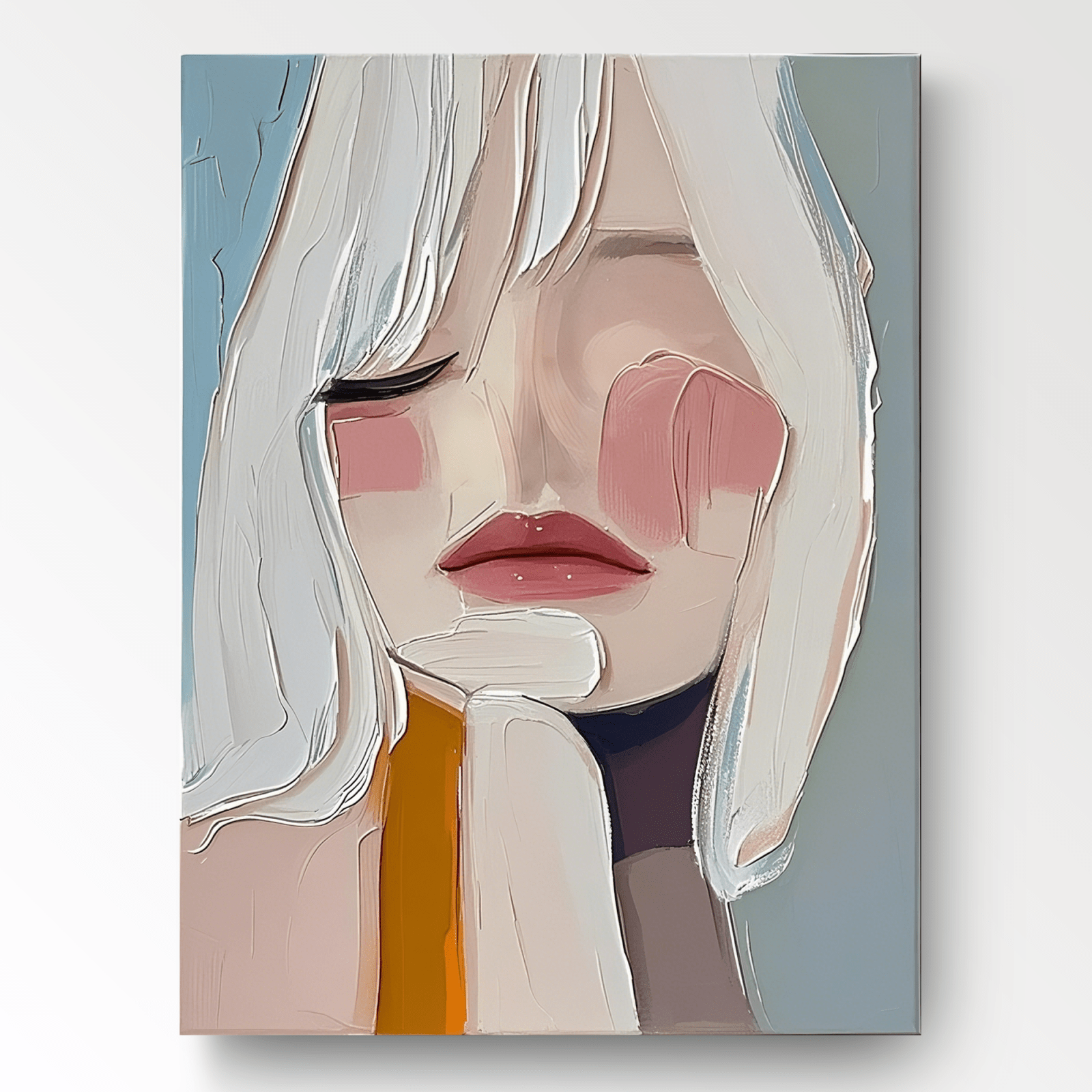 Abstract Painting "Réflexion Douce” - nukeart