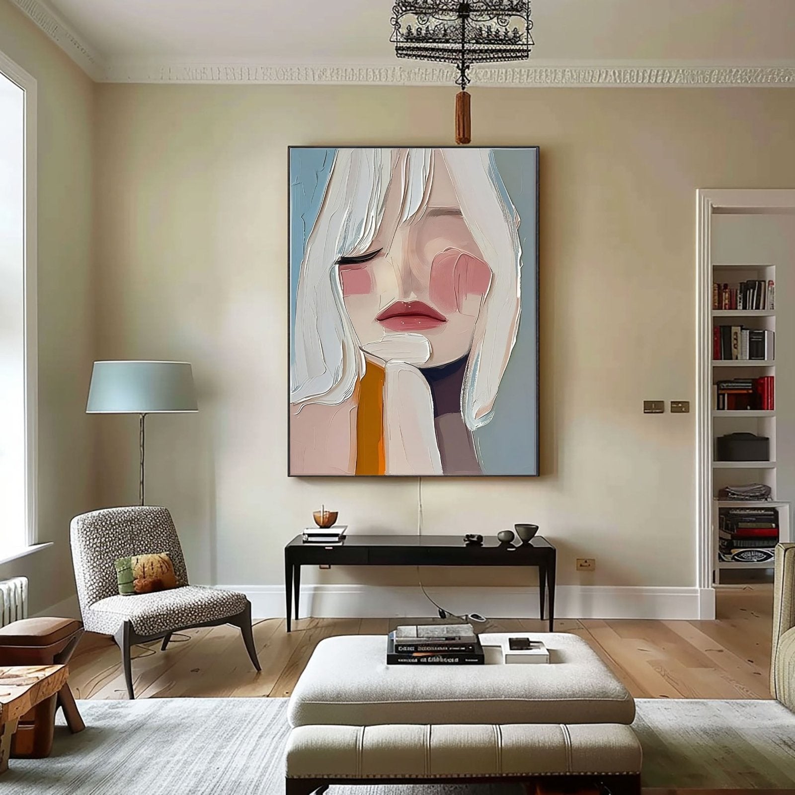 Abstract Painting "Réflexion Douce” - nukeart