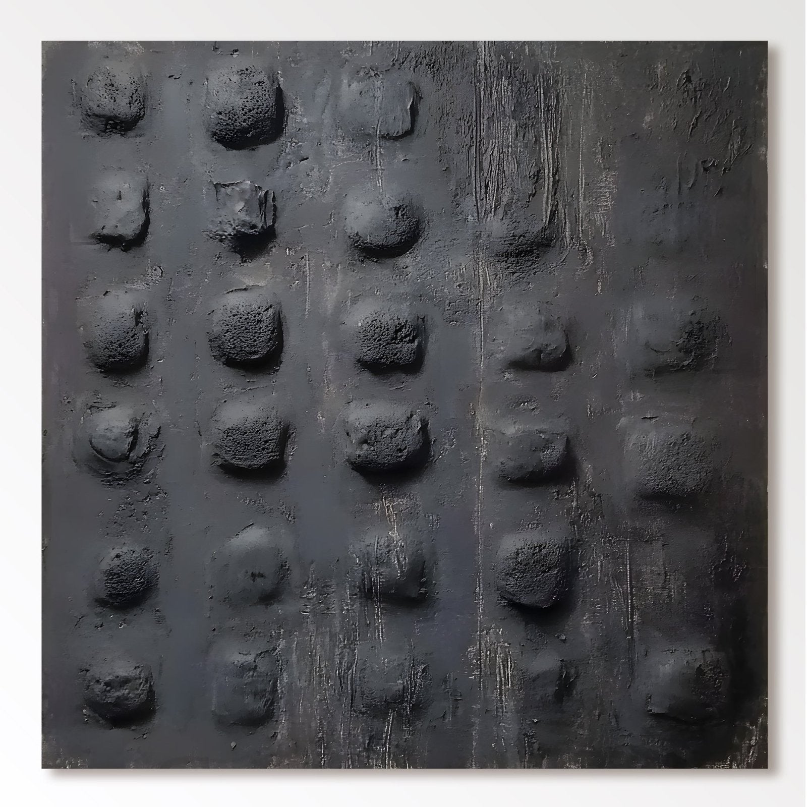 Abstract Painting "Relieve Oscuro” - nukeart