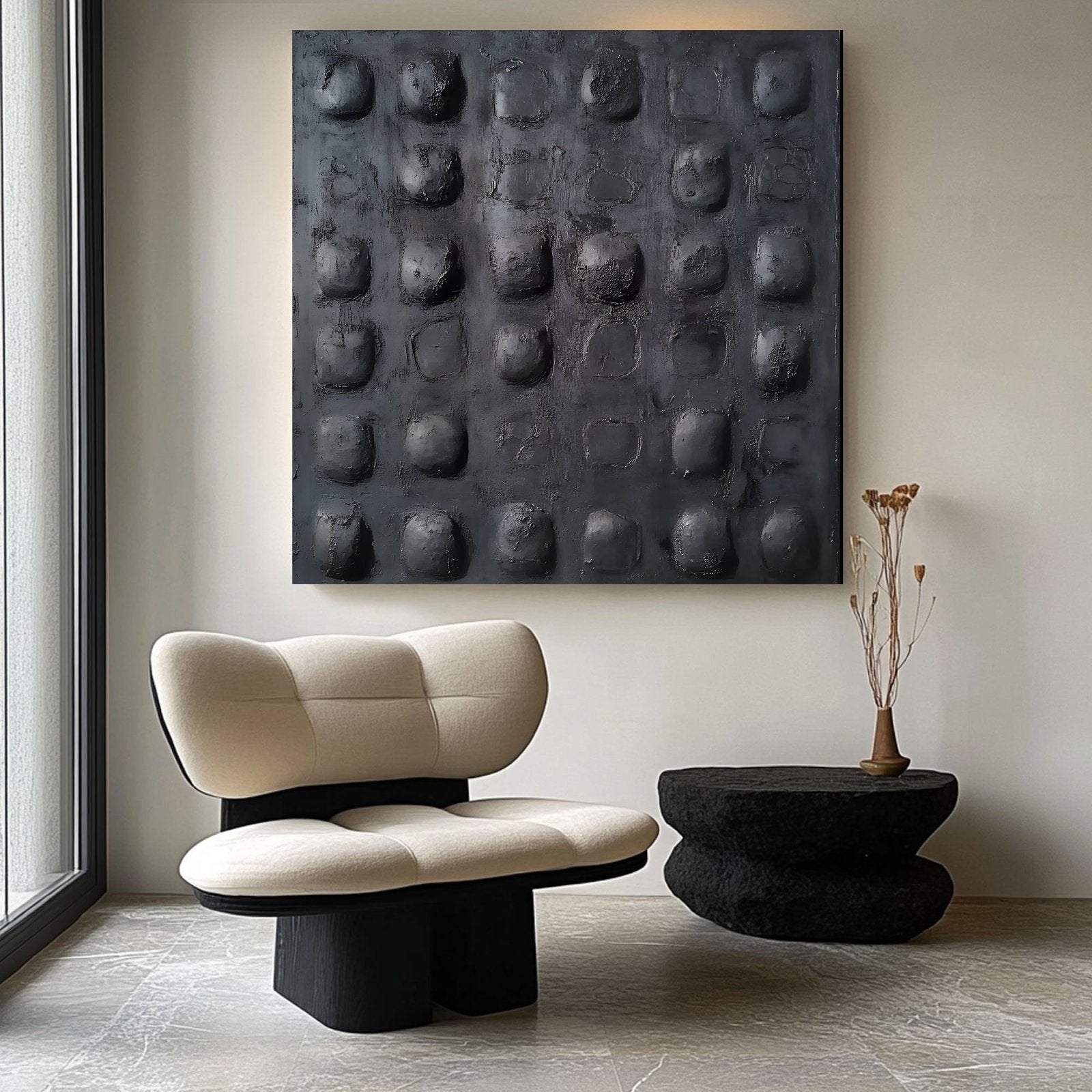 Abstract Painting "Relieves Industriales” - nukeart