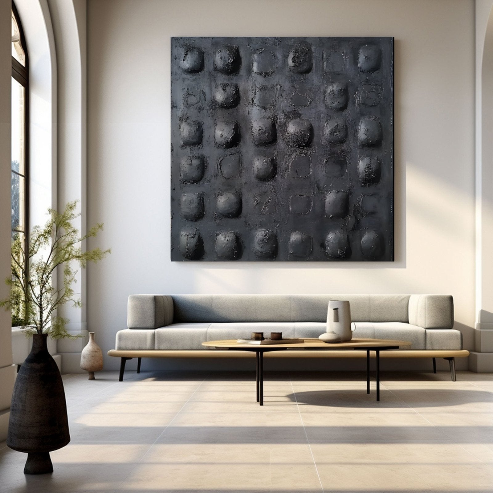 Abstract Painting "Relieves Industriales” - nukeart