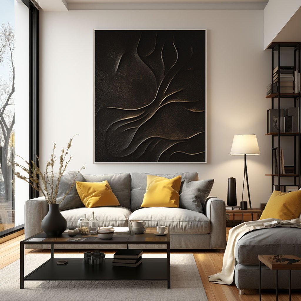 Abstract Painting "Révélations Simples" - nukeart