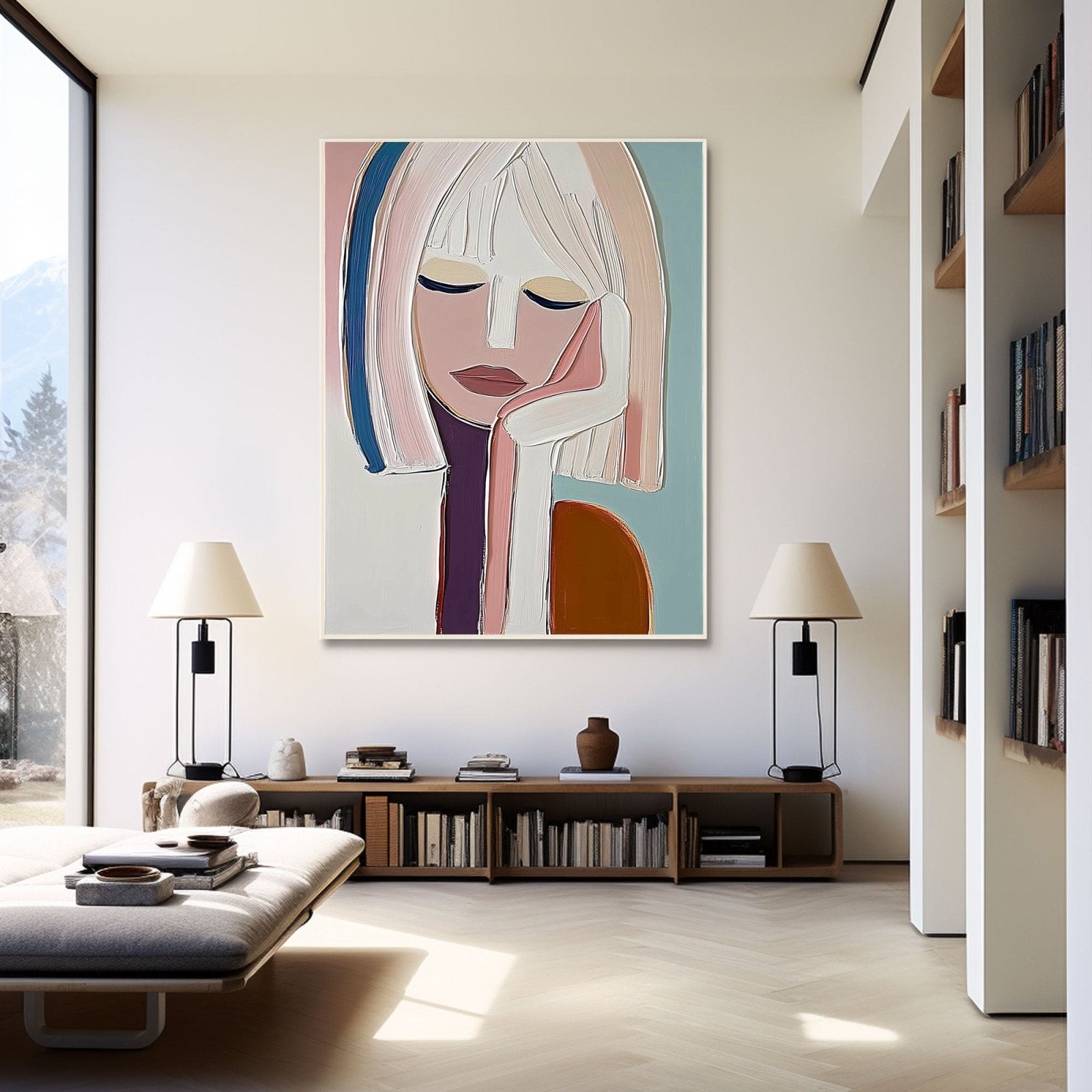 Abstract Painting "Rêverie Douce” - nukeart