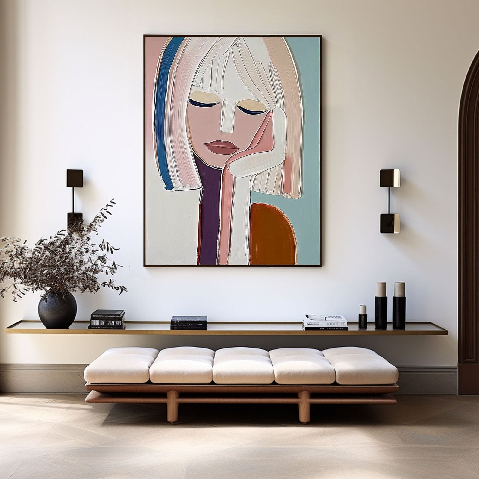 Abstract Painting "Rêverie Douce” - nukeart