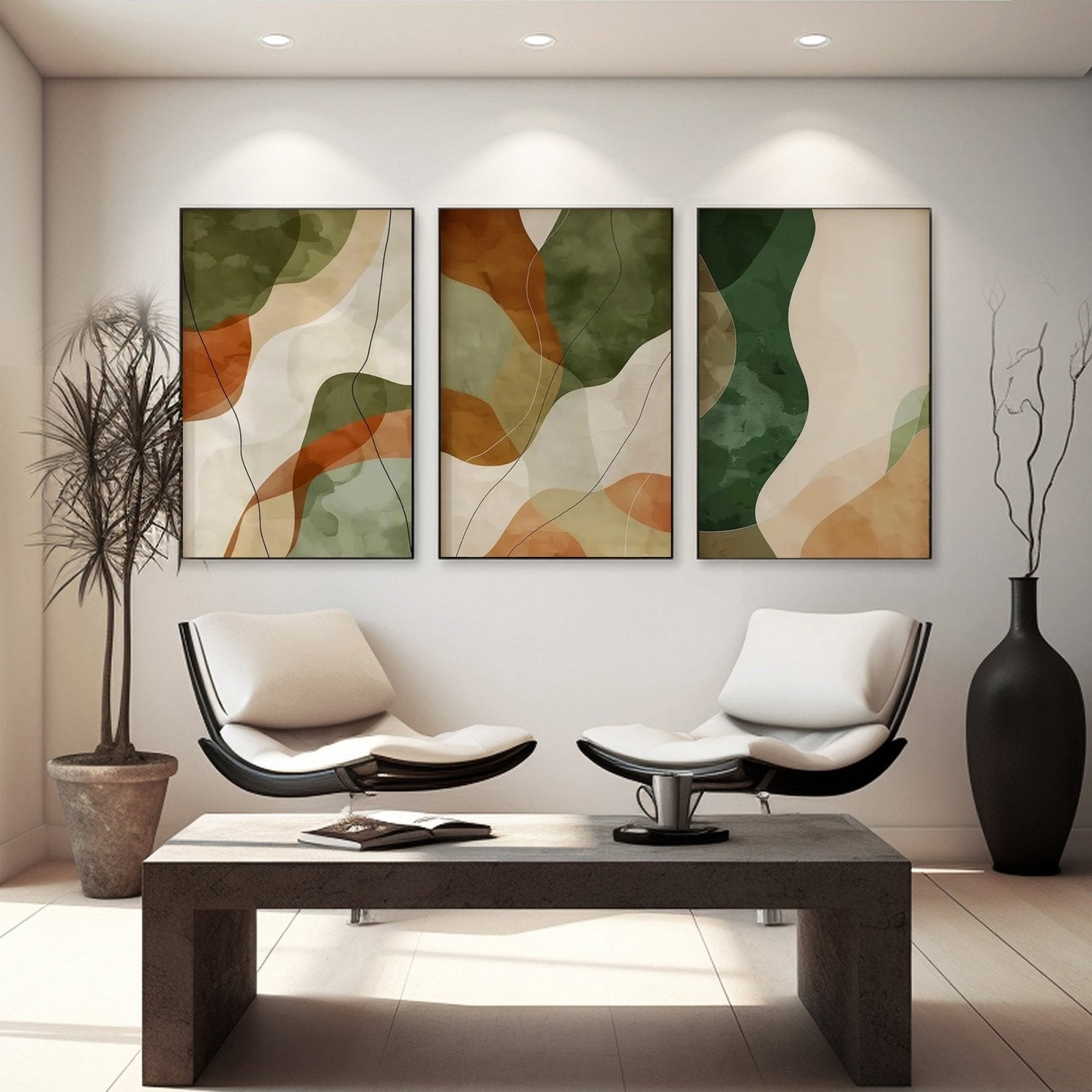Abstract Painting "Ríos Velados" - nukeart