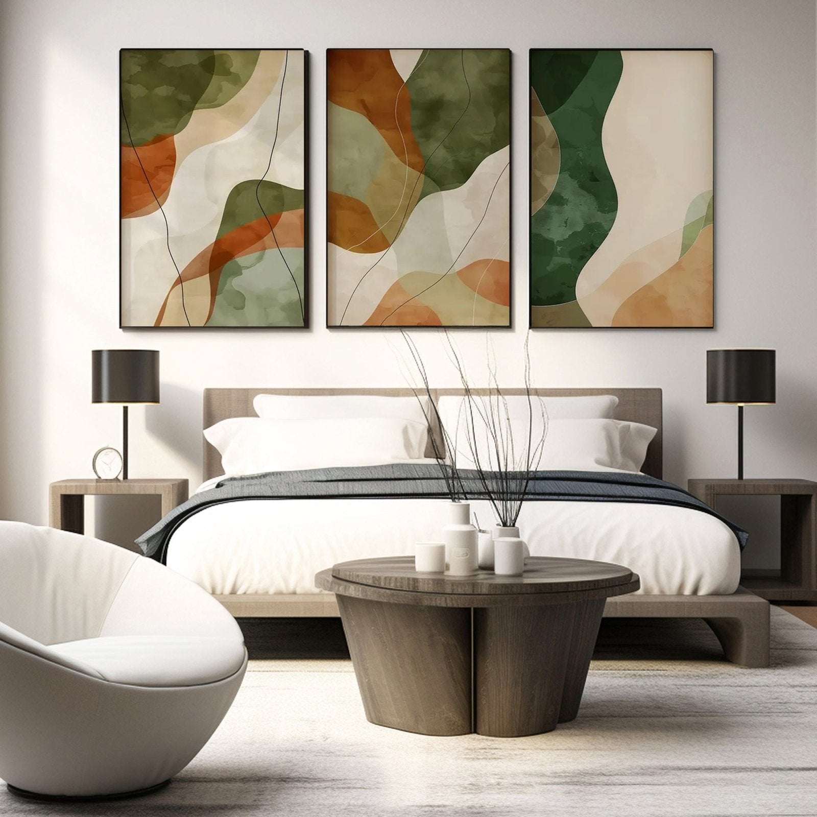 Abstract Painting "Ríos Velados" - nukeart
