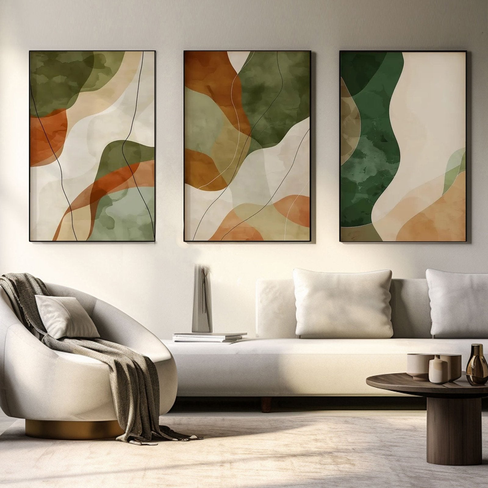 Abstract Painting "Ríos Velados" - nukeart