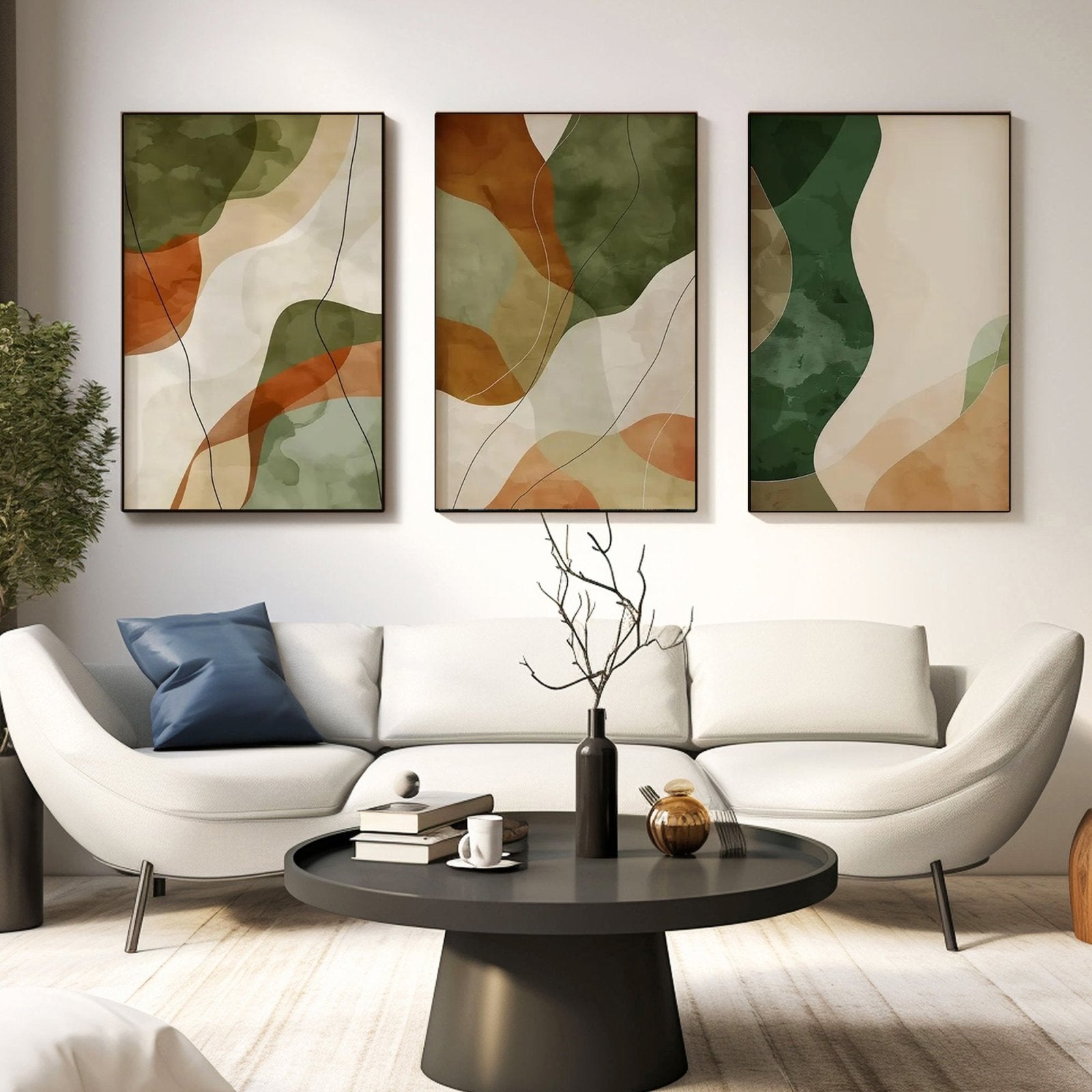 Abstract Painting "Ríos Velados" - nukeart