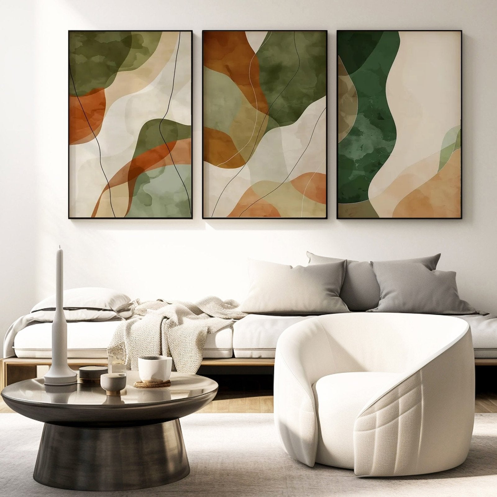 Abstract Painting "Ríos Velados" - nukeart