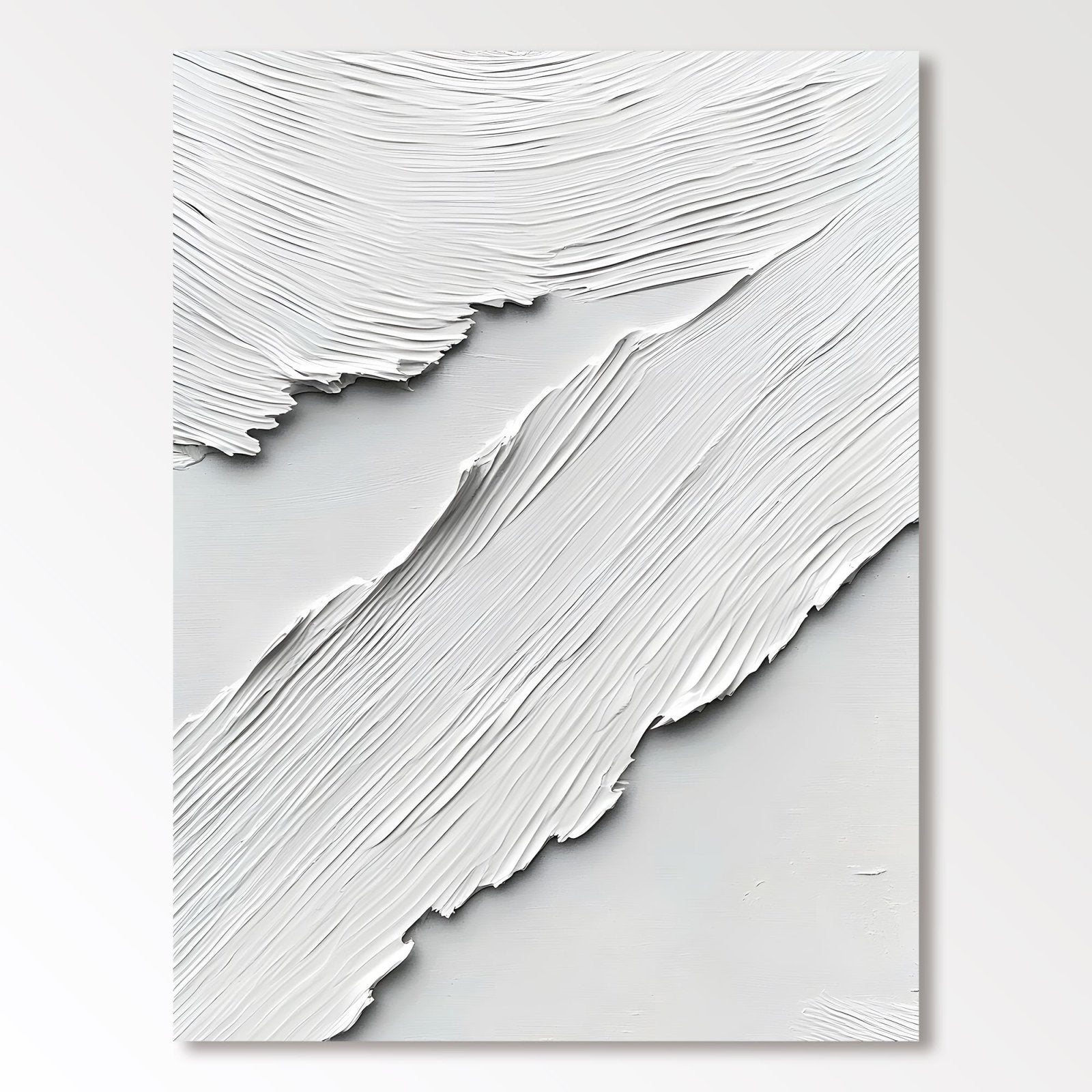 Abstract Painting "Ritmo Blanco” - nukeart