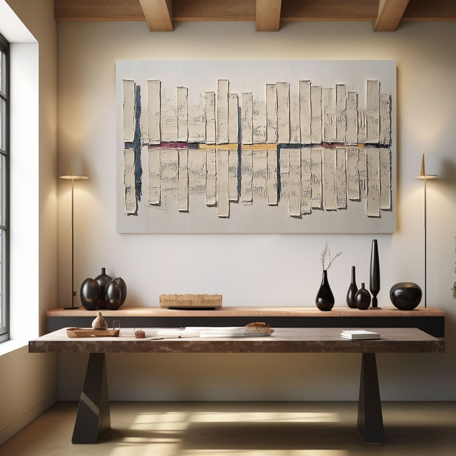 Abstract Painting "Ritmo de Puntos" - nukeart