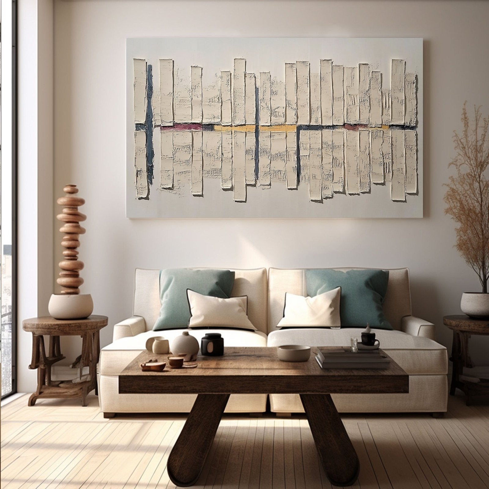 Abstract Painting "Ritmo de Puntos" - nukeart