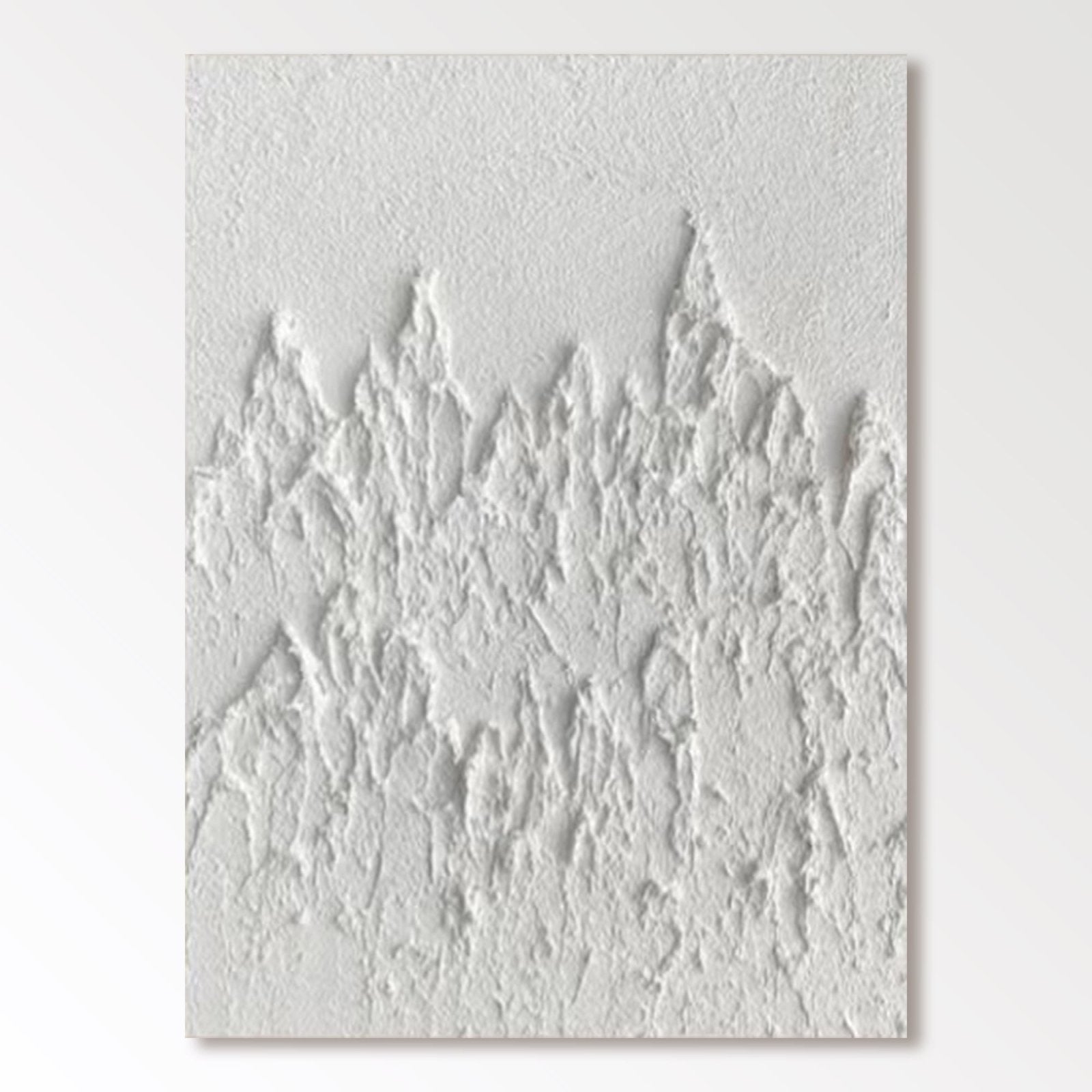 Abstract Painting "Rugosidad Blanca” - nukeart