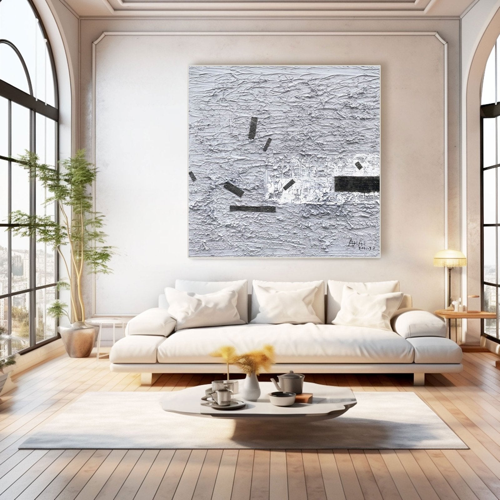 Abstract Painting "Ruinas del Tiempo” - nukeart